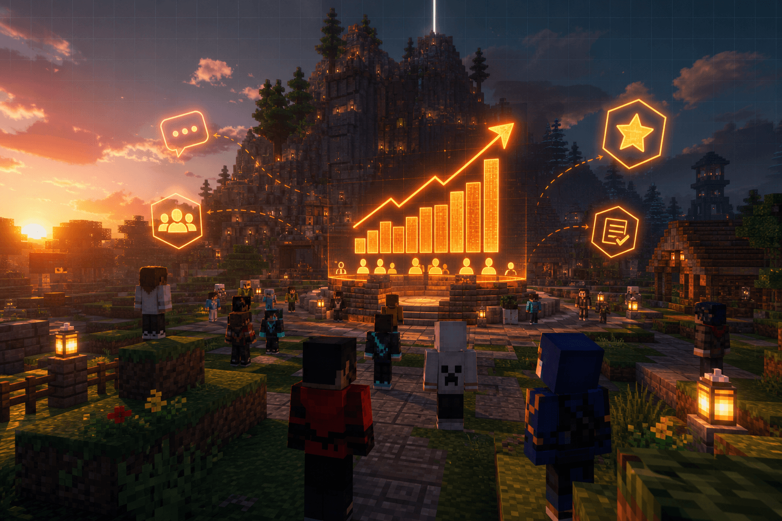 Minecraft server growth and player acquisition strategies